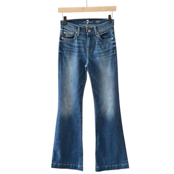 7FAMK Blue Thread Dojo Flare25 (34” inseam)
